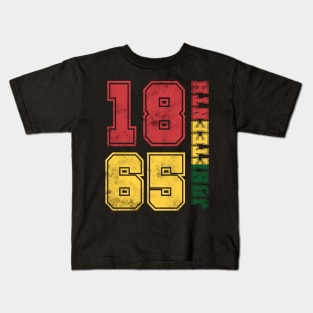 Juneteenth 1865 Black History African American Men Women Kids T-Shirt